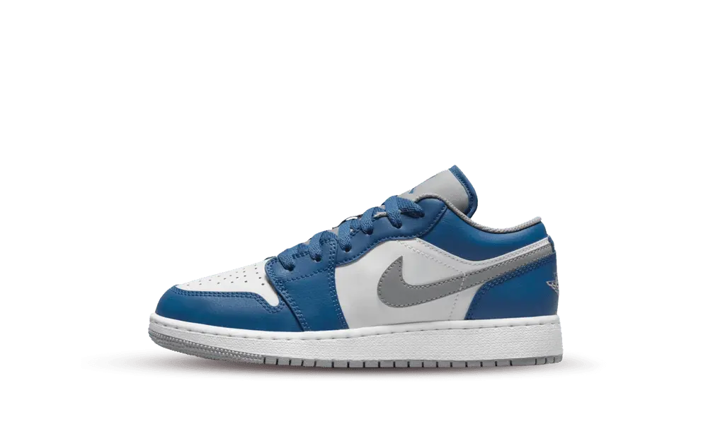 Air Jordan 1 Low True Blue Cement – Next Step